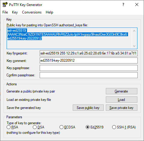 ssh_generate_key