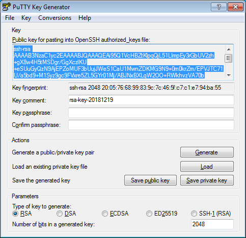 ssh_generate_key