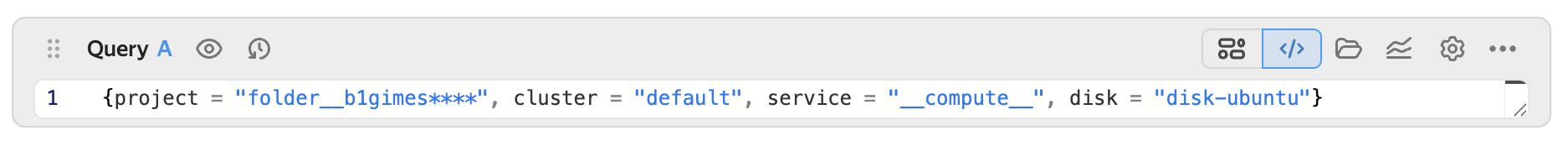 Query string in text mode Query string in text mode